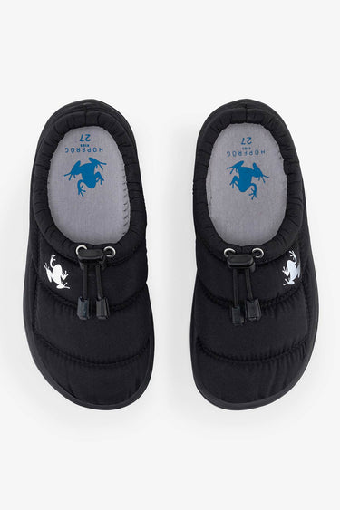 Hoppuff Casual Dynamic Black Barefoot Kids Shoes