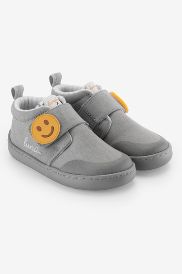 lunakids Lunicon 1.0 TOG Myth Gray Barefoot Kids Shoes by Hopfrög Kids