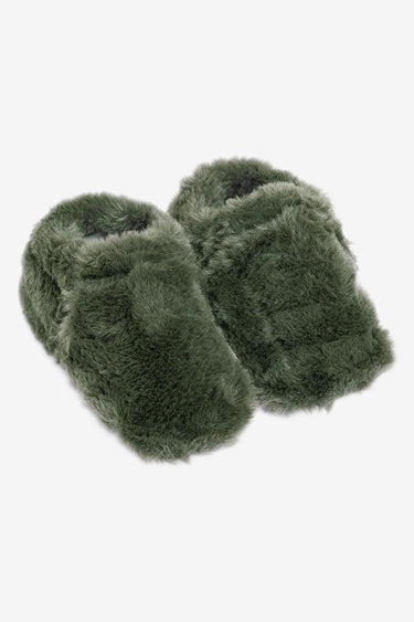 Furry Furry Beige Furry Barefoot Smart Booties