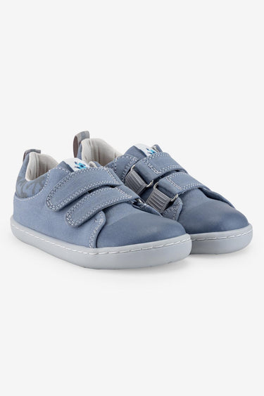 Smart Walker Canvas Play Dusty Blue Barefoot Kids Shoes