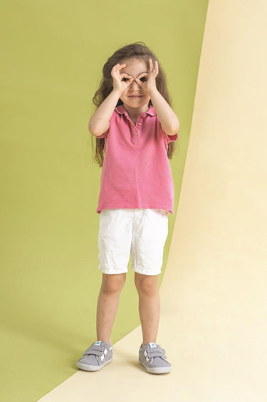 Smart Walker Canvas Play White Barefoot Kids Shoes
