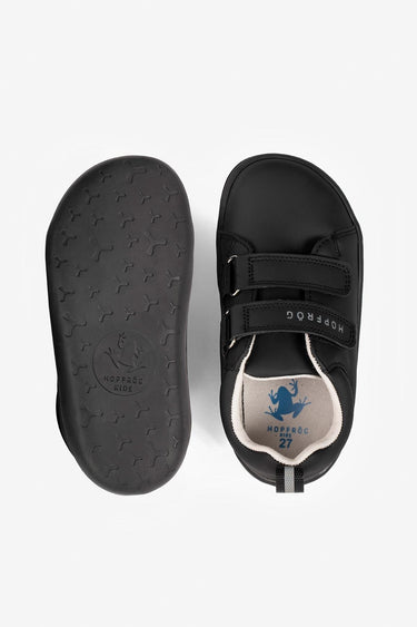 Smart Walker Junior Super Matte Black Barefoot Kids Shoes