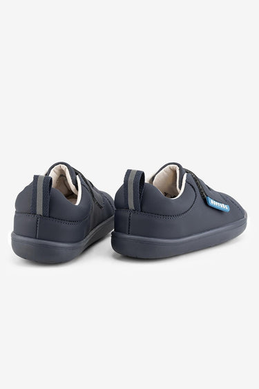 Smart Walker Casual Super Matte Navy Blue Barefoot Kids Shoes