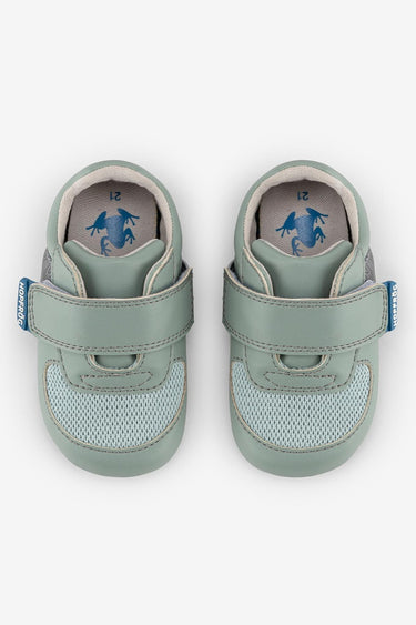 Smart Walker First Prime Super Matt Cool Gray Baby Shoes