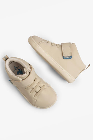 Smart Walker High Top Super Matte Beige Barefoot Kids Shoes