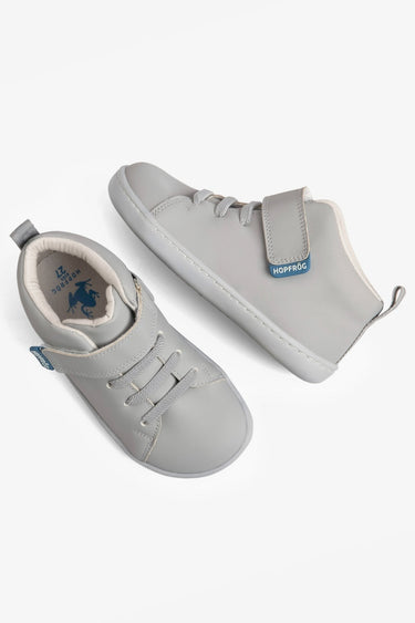 Smart Walker High Top Super Matte Cool Gray Barefoot Kids Shoes