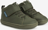 High Top Super Matte Khaki Barefoot Kids Shoes