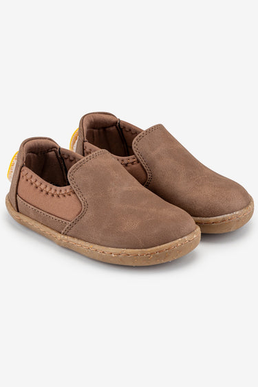 Smart Walker Slip-On #Tags Brown Oak Barefoot Light Up Kids Shoes