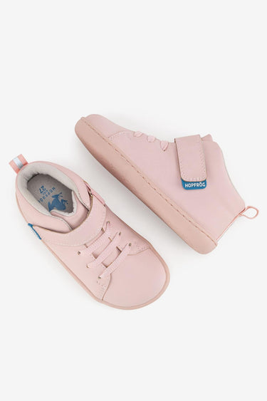 Smart Walker High Top Super Matte Pink Barefoot Kids Shoes