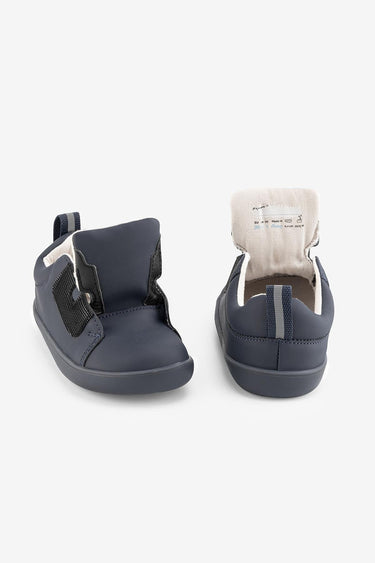 Smart Walker Casual Super Matte Navy Blue Barefoot Kids Shoes