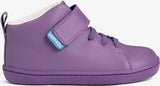 High Top Purple Light Barefoot Kids Shoes