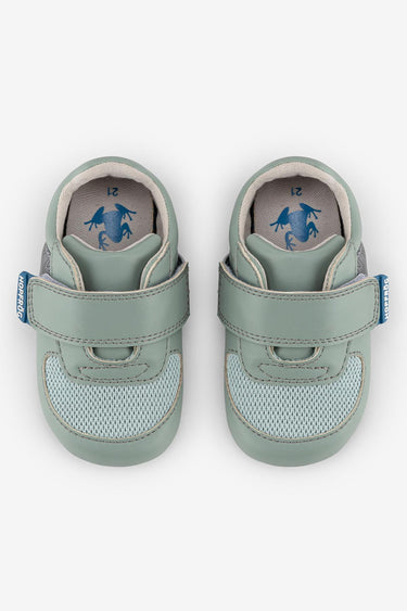 Smart Walker First Prime Cool Green Baby Shoes